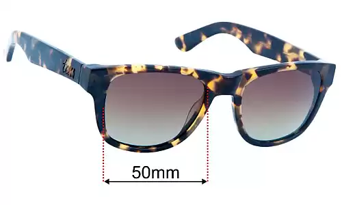 Sunglass Fix Lentes de Repuesto para Tens Classic - 50mm Wide Tens Classic Lentes de Repuesto 50mm wide