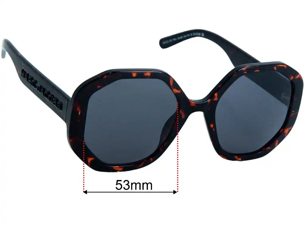 Sunglass Fix Lentes de Repuesto para Marc by Marc Jacobs Sun Rx 20 - 53mm Wide Sunglass Fix Lentes de Repuesto para Marc by Marc Jacobs Sun Rx 20 - 53mm Wide
