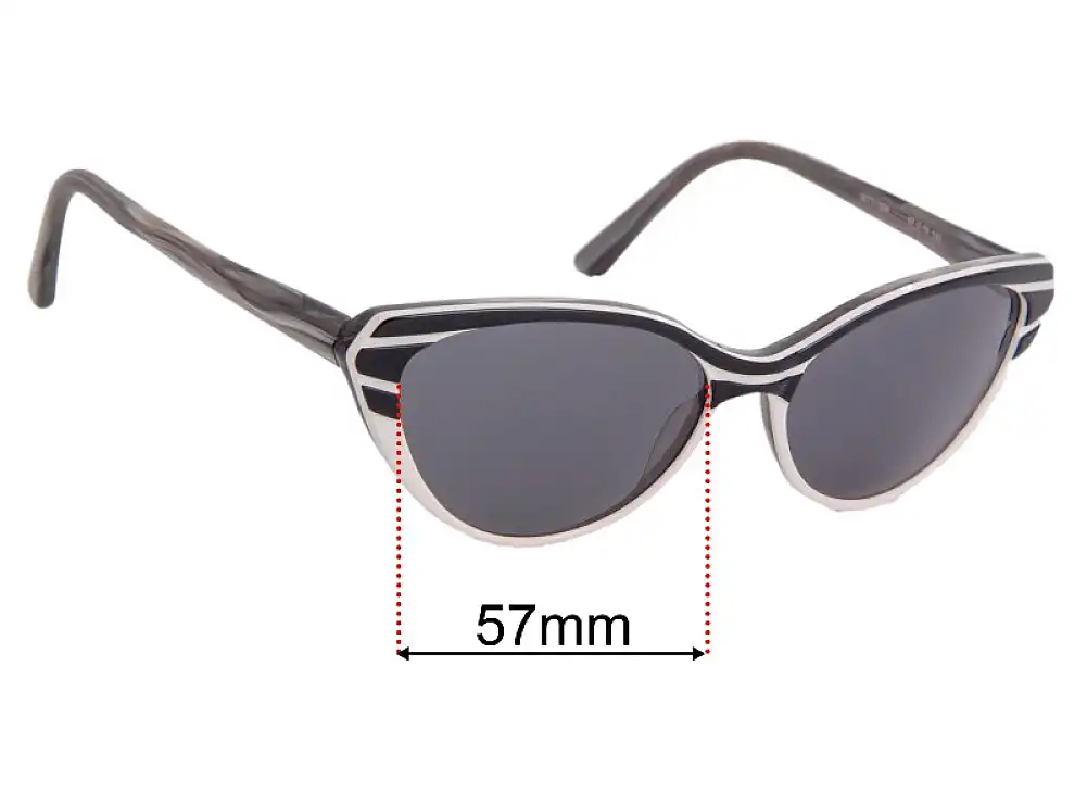 Sunglass Fix Lentes de Repuesto para OGI Eyewear 8071 - 57mm Wide Sunglass Fix Lentes de Repuesto para OGI Eyewear 8071 - 57mm Wide