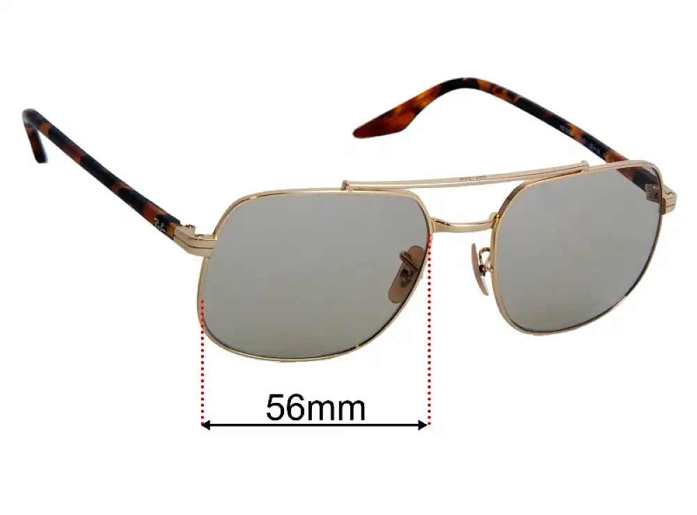 Sunglass Fix Lentes de Repuesto para Ray-Ban RB3699 - 56mm Wide Sunglass Fix Lentes de Repuesto para Ray-Ban RB3699 - 56mm Wide