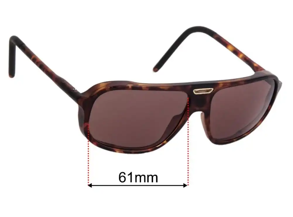 Sunglass Fix Lentes de Repuesto para Vuarnet VL1811 Ice - 61mm Wide Sunglass Fix Lentes de Repuesto para Vuarnet VL1811 Ice - 61mm Wide