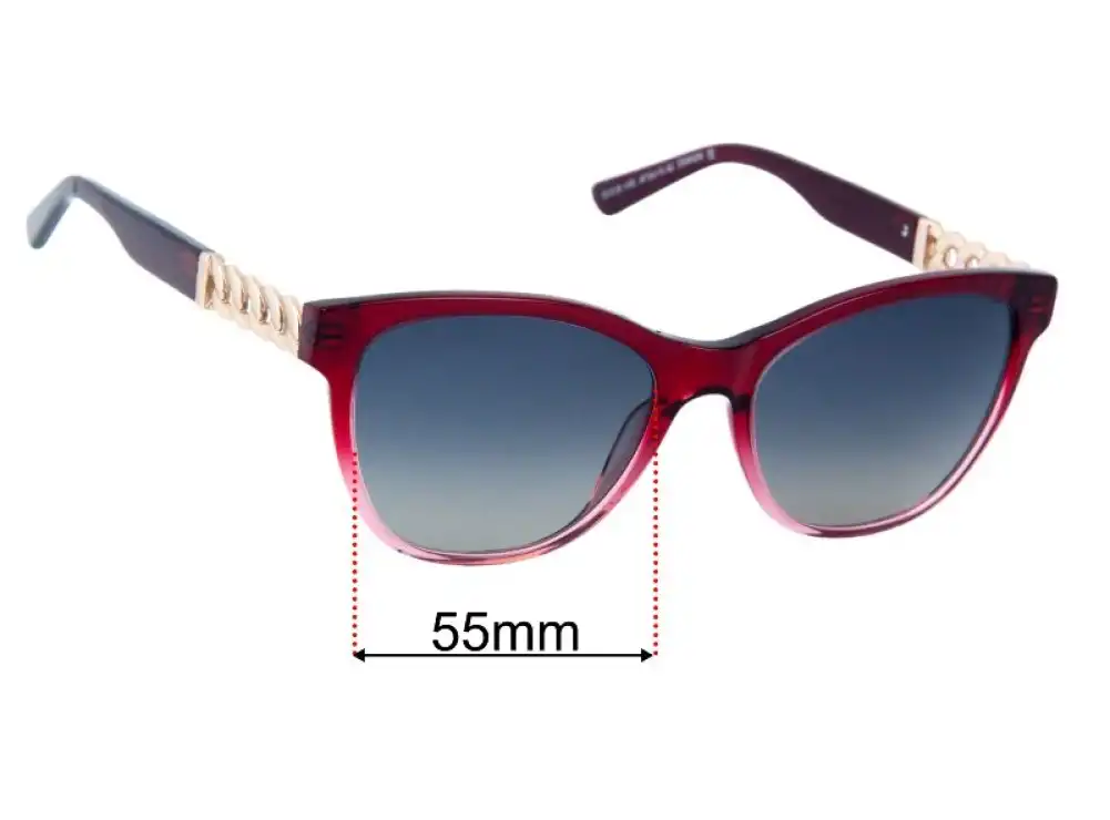 Sunglass Fix Lentes de Repuesto para Alex Perry AP Sun Rx 62 - 55mm Wide Sunglass Fix Lentes de Repuesto para Alex Perry AP Sun Rx 62 - 55mm Wide