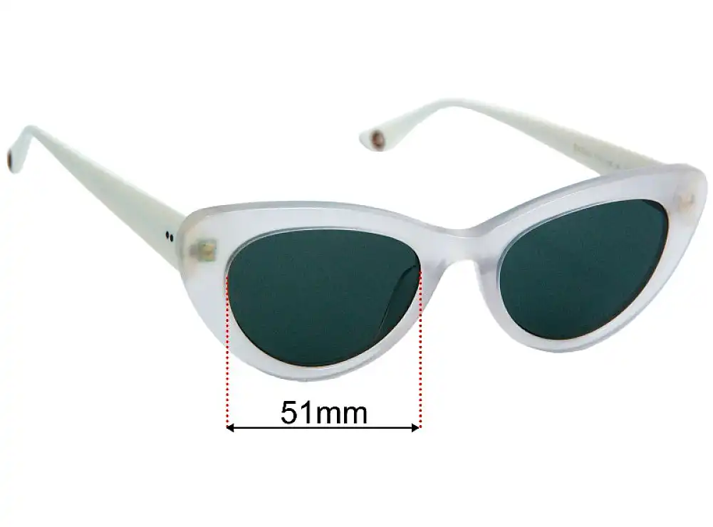 Sunglass Fix Lentes de Repuesto para Bailey Nelson Cool Cat - 51mm Wide Sunglass Fix Lentes de Repuesto para Bailey Nelson Cool Cat - 51mm Wide