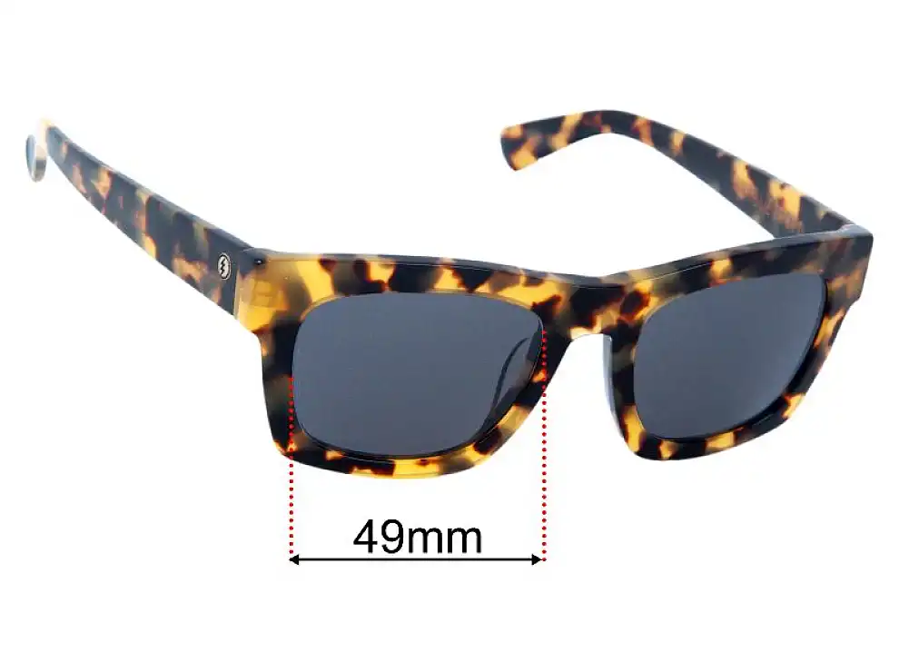 Sunglass Fix Lentes de Repuesto para Electric Crasher - 49mm Wide Sunglass Fix Lentes de Repuesto para Electric Crasher - 49mm Wide