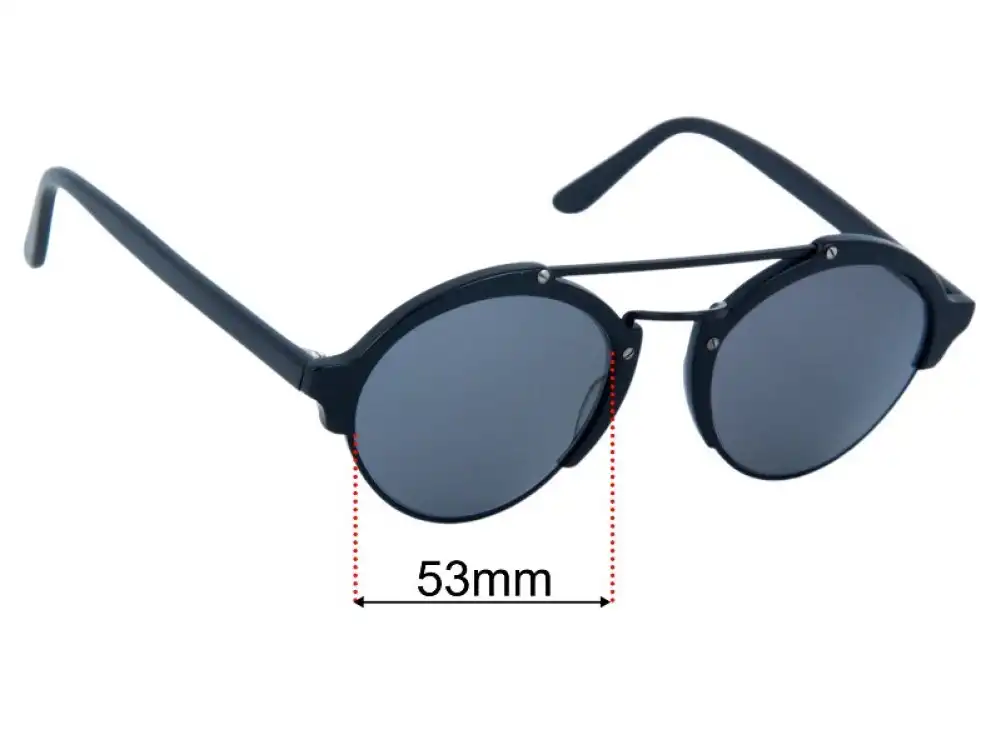 Sunglass Fix Lentes de Repuesto para Illesteva Milan 2 - 53mm Wide Sunglass Fix Lentes de Repuesto para Illesteva Milan 2 - 53mm Wide