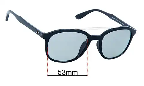 Sunglass Fix Lentes de Repuesto para Ray-Ban RB4290F - 53mm Wide Ray-Ban RB4290F Lentes de Repuesto 53mm wide