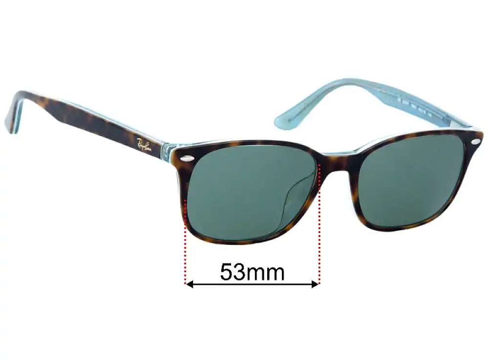 Sunglass Fix Lentes de Repuesto para Ray-Ban RB5375F - 53mm Wide Sunglass Fix Lentes de Repuesto para Ray-Ban RB5375F - 53mm Wide