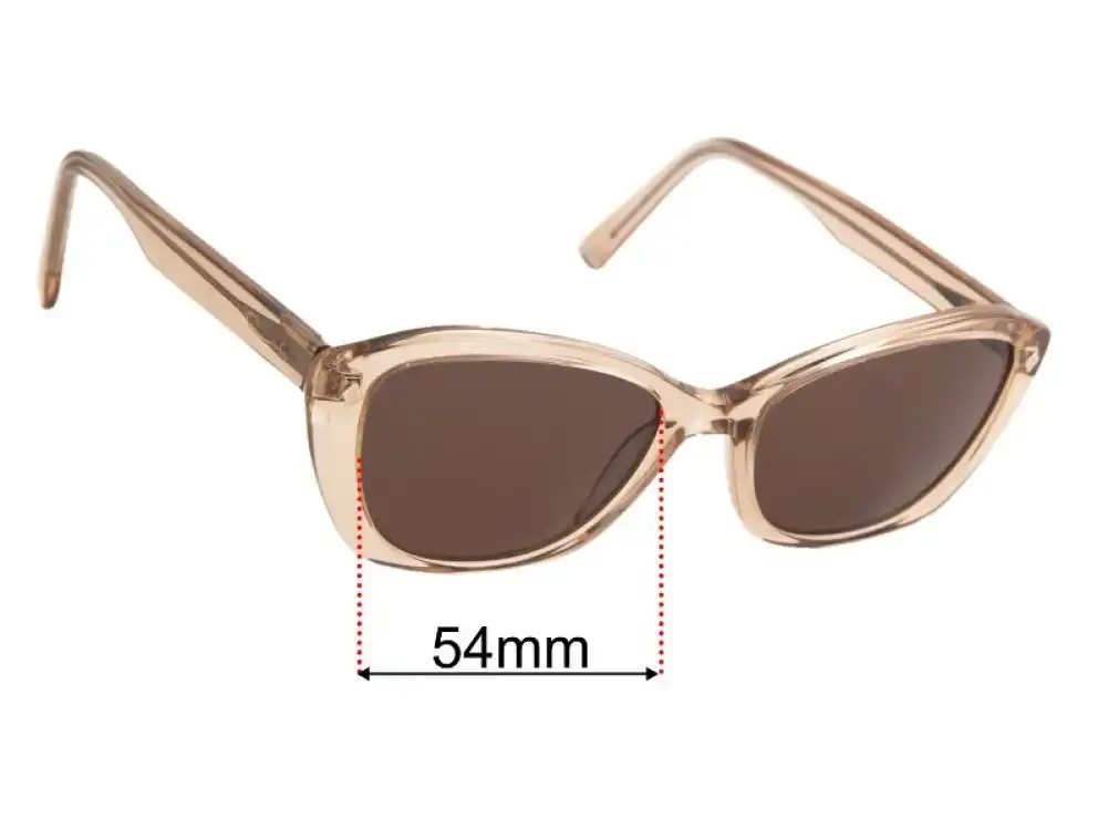 Sunglass Fix Lentes de Repuesto para Carla Zampatti Sun Rx 24 - 54mm Wide Sunglass Fix Lentes de Repuesto para Carla Zampatti Sun Rx 24 - 54mm Wide