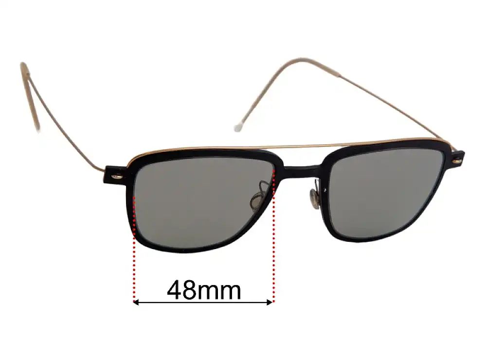 Sunglass Fix Lentes de Repuesto para Lindberg NOW 6546 - 48mm Wide Sunglass Fix Lentes de Repuesto para Lindberg NOW 6546 - 48mm Wide