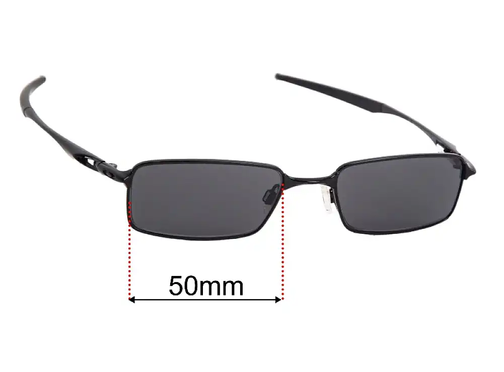 Sunglass Fix Lentes de Repuesto para Oakley Mono Shock OX3098 - 50mm Wide Sunglass Fix Lentes de Repuesto para Oakley Mono Shock OX3098 - 50mm Wide