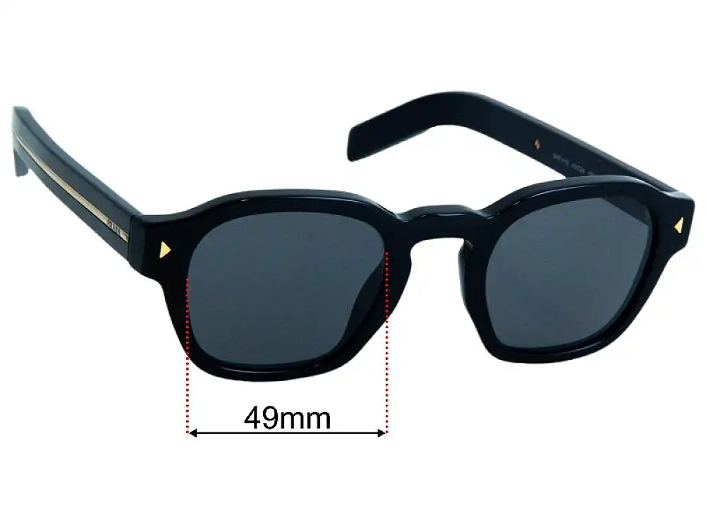 Sunglass Fix Lentes de Repuesto para Prada SPRA16 - 49mm Wide Sunglass Fix Lentes de Repuesto para Prada SPRA16 - 49mm Wide