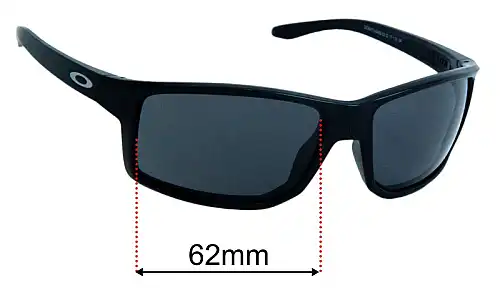 Sunglass Fix Lentes de Repuesto para Oakley Gibston XL OO9470 - 62mm Wide Oakley Gibston XL OO9470 Lentes de Repuesto 62mm wide