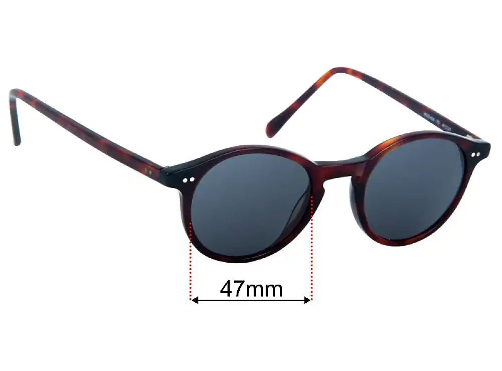 Sunglass Fix Lentes de Repuesto para Anglo American Optical Mod 406 - 47mm Wide Sunglass Fix Lentes de Repuesto para Anglo American Optical Mod 406 - 47mm Wide