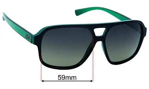 Sunglass Fix Lentes de Repuesto para Armani Exchange AX 4061S - 59mm Wide Armani Exchange AX 4061S Lentes de Repuesto 59mm wide