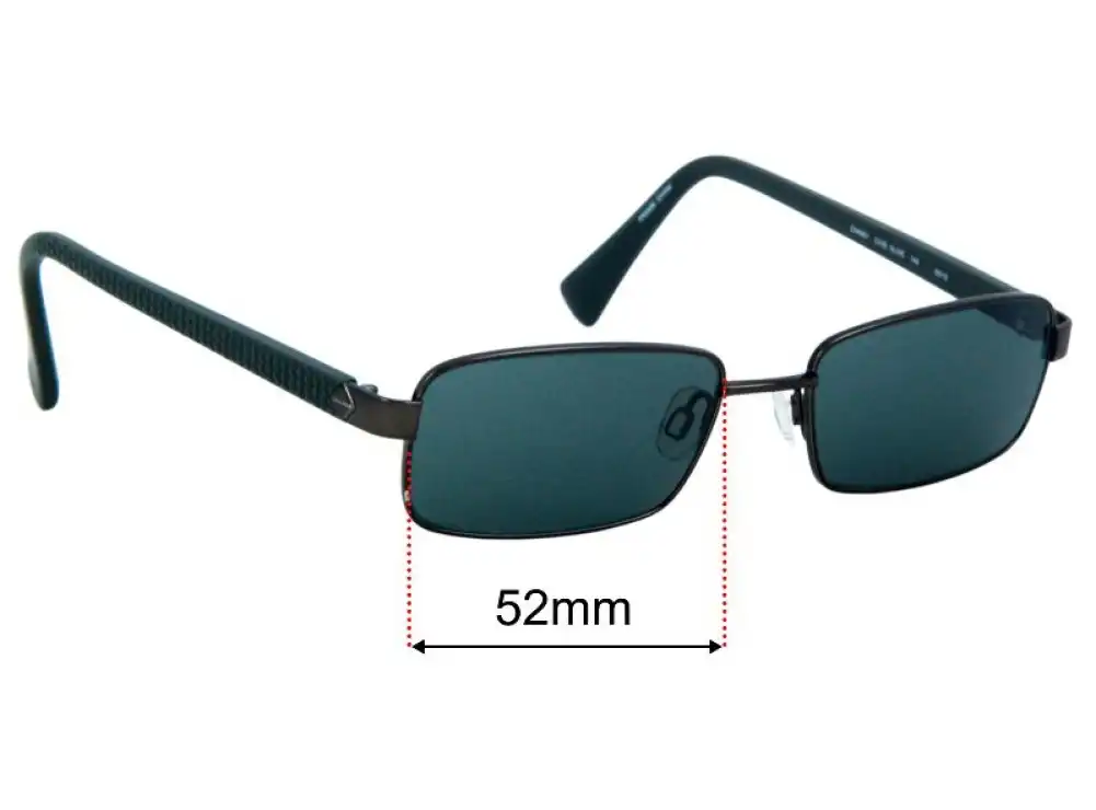 Sunglass Fix Lentes de Repuesto para Cole Haan CH4001 - 52mm Wide Sunglass Fix Lentes de Repuesto para Cole Haan CH4001 - 52mm Wide