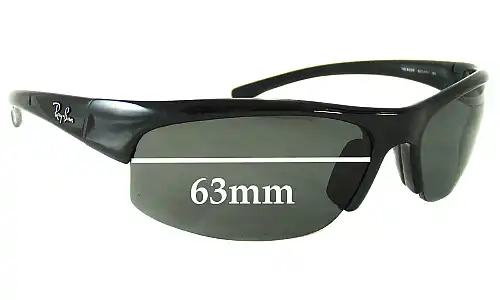 Sunglass Fix Lentes de Repuesto para Ray-Ban RB4039 - 63mm Wide Ray-Ban RB4039 Lentes de Repuesto 63mm wide