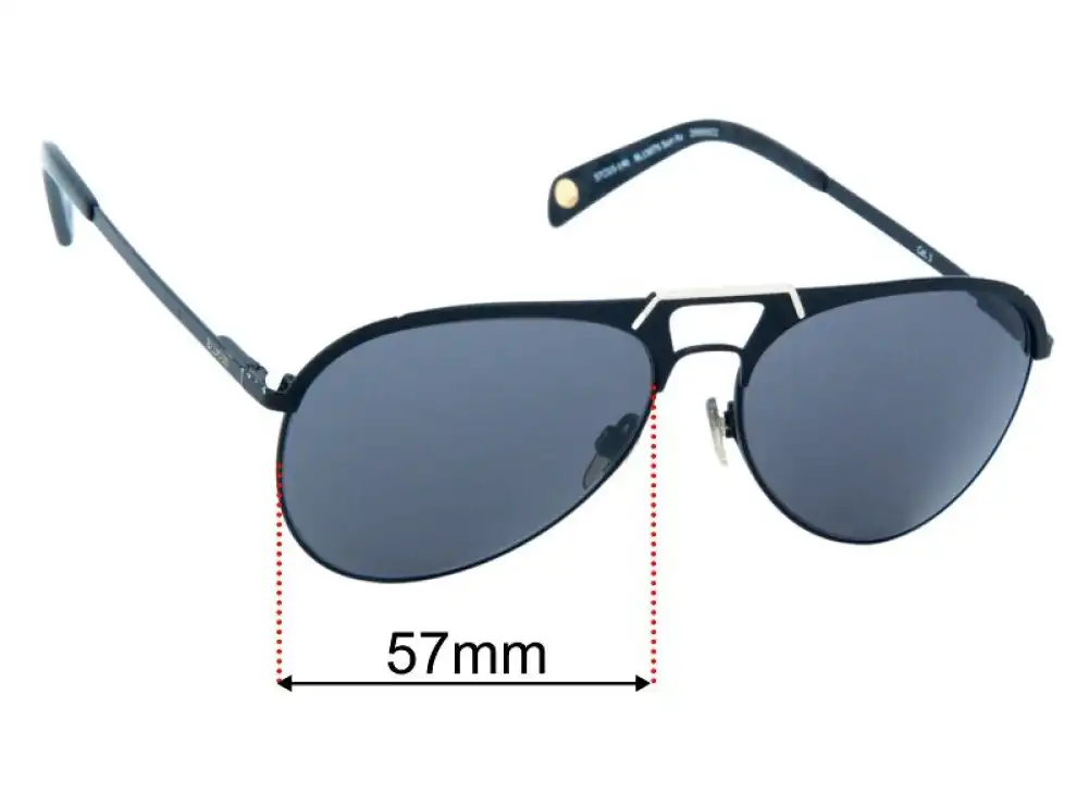 Sunglass Fix Replacement Lenses for Balmain BL1507S Sun Rx - 57mm Wide Sunglass Fix Replacement Lenses for Balmain BL1507S Sun Rx - 57mm Wide