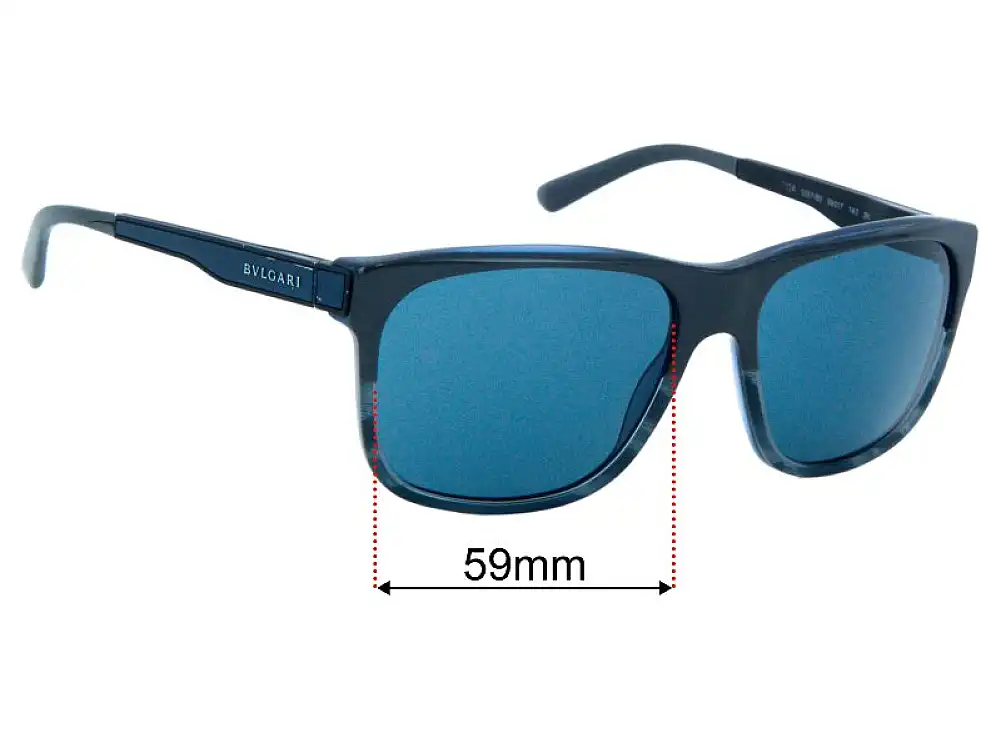 Sunglass Fix Lentes de Repuesto para Bvlgari 7024 - 59mm Wide Sunglass Fix Lentes de Repuesto para Bvlgari 7024 - 59mm Wide