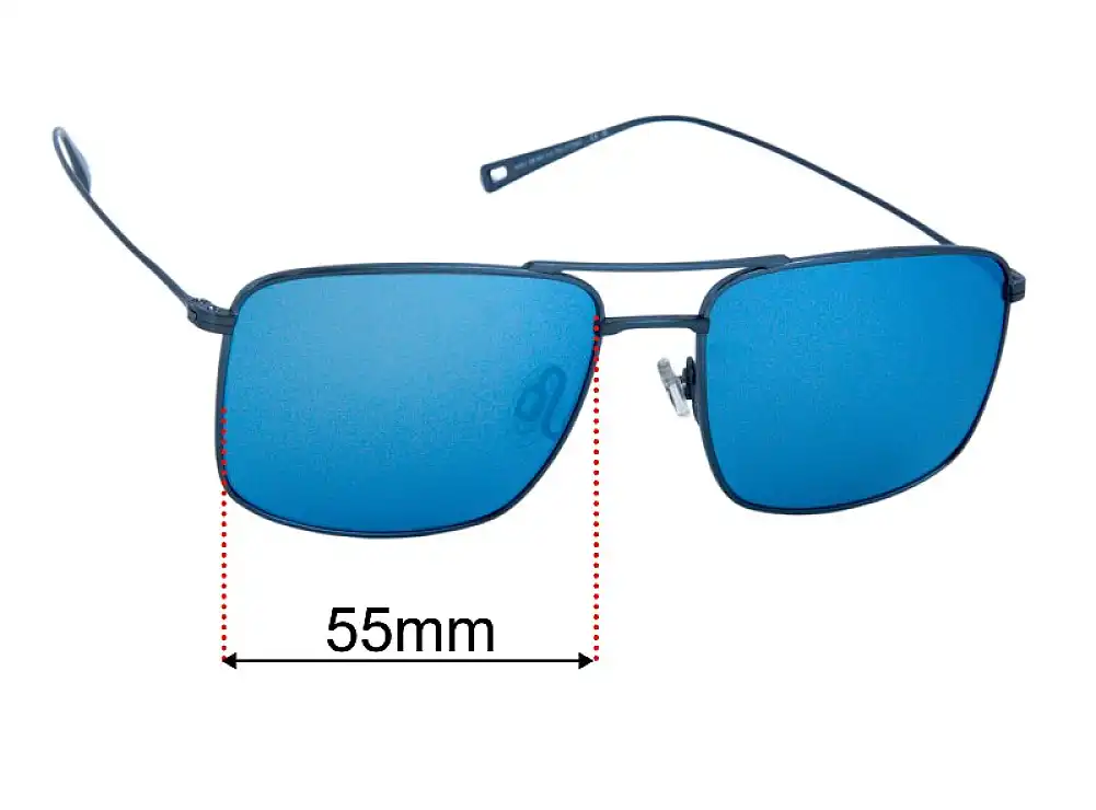 Sunglass Fix Replacement Lenses for Maui Jim MJ886 Aeko 55mm Sunglass Fix Replacement Lenses for Maui Jim MJ886 Aeko 55mm