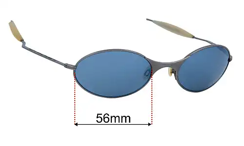 Sunglass Fix Replacement Lenses for Oakley T-Wire 1.0 - 56mm Wide Oakley T-Wire 1.0 Replacement Lenses 56mm wide