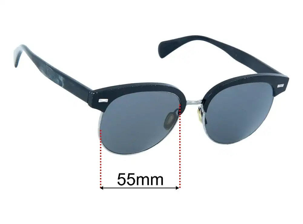 Sunglass Fix Replacement Lenses for Oliver Peoples OV1167S Shaelie - 55mm Wide Sunglass Fix Replacement Lenses for Oliver Peoples OV1167S Shaelie - 55mm Wide