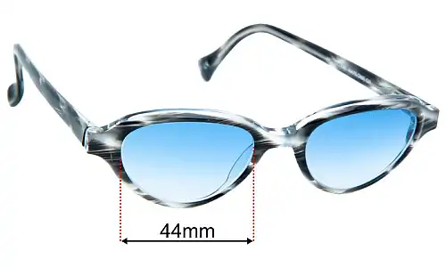Sunglass Fix Replacement Lenses for Vera Wang Luxe Harlowe - 44mm Wide Vera Wang Luxe Harlowe Replacement Lenses 44mm wide