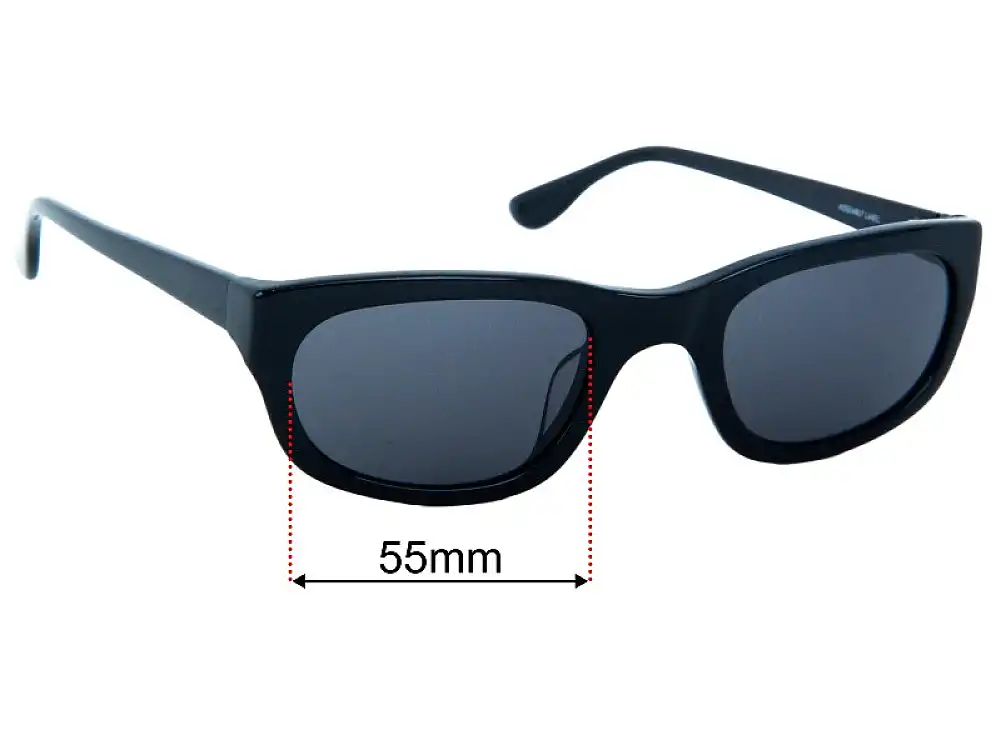 Sunglass Fix Replacement Lenses for Assembly Label Subtle Wrap - 55mm Wide Sunglass Fix Replacement Lenses for Assembly Label Subtle Wrap - 55mm Wide