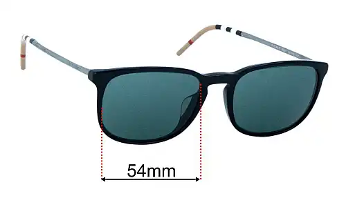 Sunglass Fix Replacement Lenses for Burberry B 2293-F 54mm Burberry B 2293-F Replacement Lenses 54mm wide