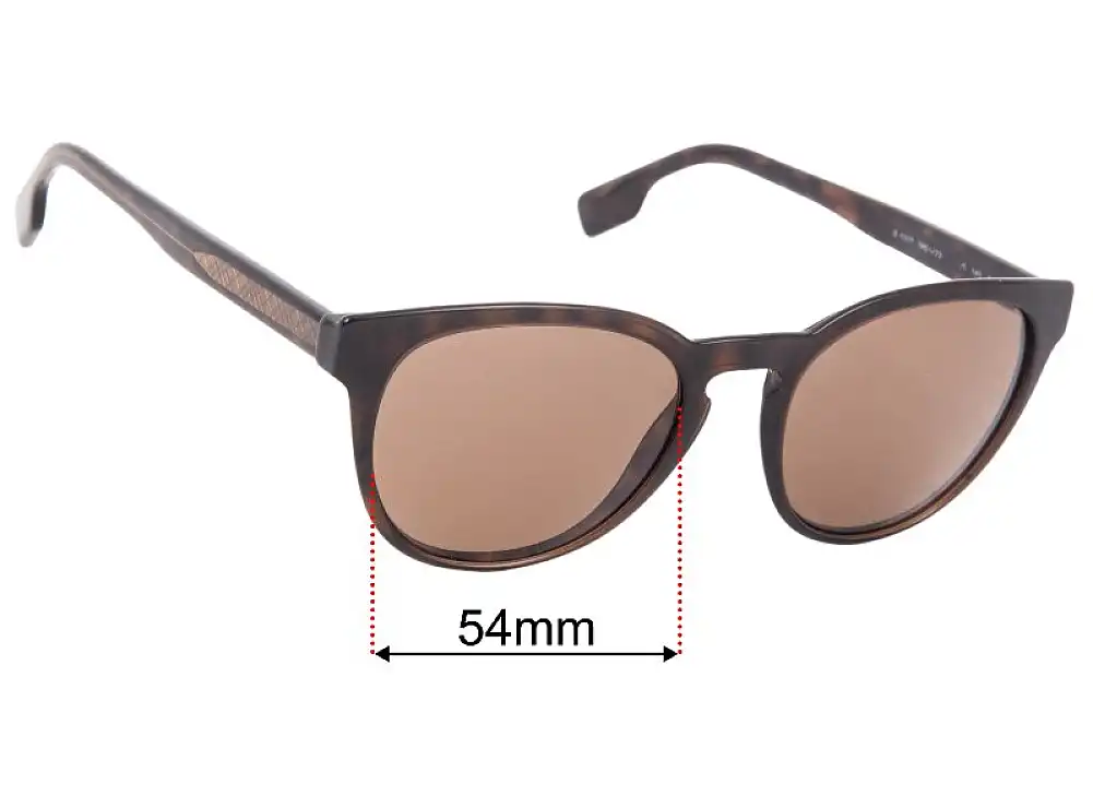 Sunglass Fix Lentes de Repuesto para Burberry B 2293-F - 54mm Wide Sunglass Fix Lentes de Repuesto para Burberry B 2293-F - 54mm Wide