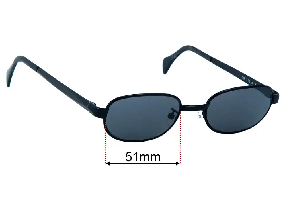 Sunglass Fix Replacement Lenses for Dolce & Gabbana DG117S - 51mm Wide Sunglass Fix Replacement Lenses for Dolce & Gabbana DG117S - 51mm Wide