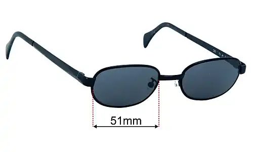 Sunglass Fix Replacement Lenses for Dolce & Gabbana DG117S - 51mm Wide Dolce & Gabbana DG117S Replacement Lenses 51mm wide