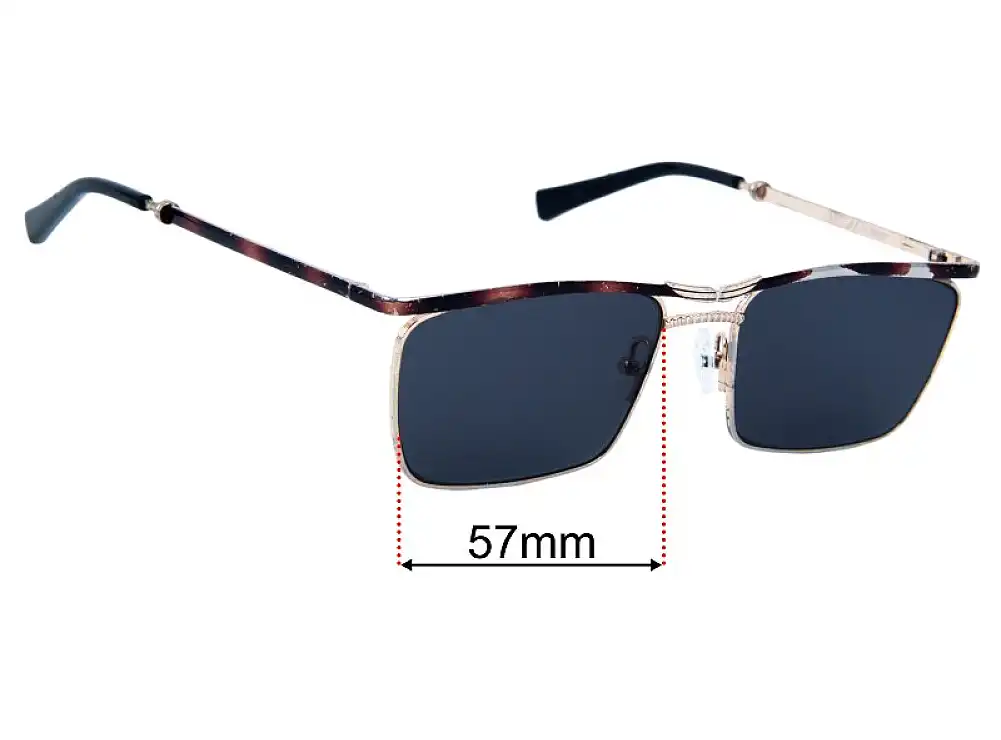 Sunglass Fix Replacement Lenses for Le Specs Nemesis - 57mm Wide Sunglass Fix Replacement Lenses for Le Specs Nemesis - 57mm Wide
