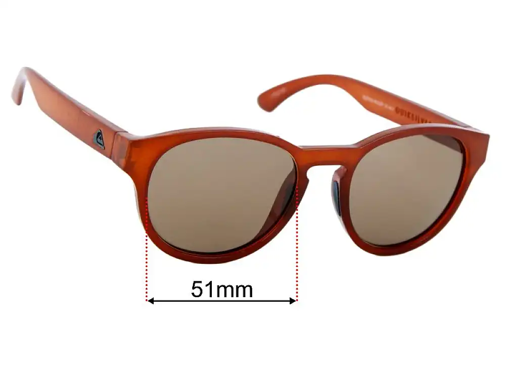 Sunglass Fix Replacement Lenses for Quiksilver Eliminator 51mm Sunglass Fix Replacement Lenses for Quiksilver Eliminator 51mm