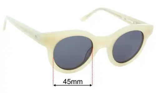 Sunglass Fix Lentes de Repuesto para Sun Buddies Edie - 54mm Wide Sun Buddies Edie Lentes de Repuesto 54mm wide