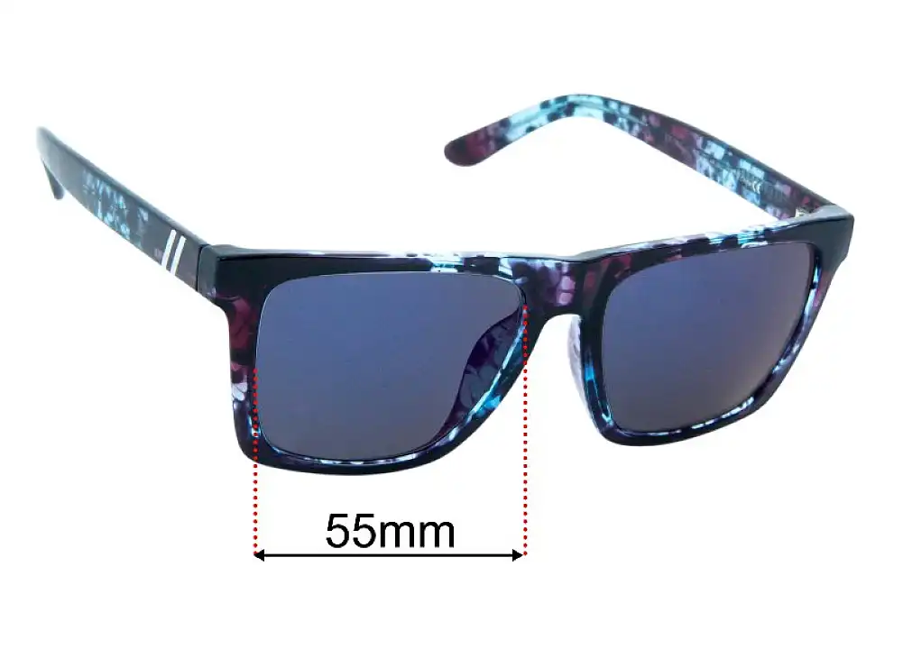 Sunglass Fix Replacement Lenses for Blenders Romeo - 55mm Wide Sunglass Fix Replacement Lenses for Blenders Romeo - 55mm Wide