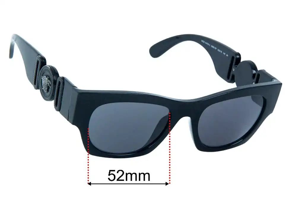 Sunglass Fix Lentes de Repuesto para Versace MOD 4479U - 52mm Wide Sunglass Fix Lentes de Repuesto para Versace MOD 4479U - 52mm Wide
