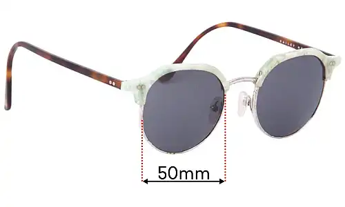 Sunglass Fix Lentes de Repuesto para Bailey Nelson Maison - 50mm Wide Bailey Nelson Maison Lentes de Repuesto 50mm wide