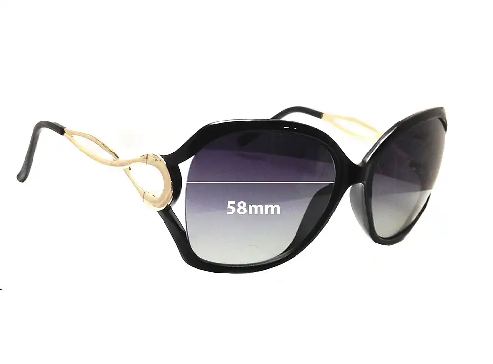 Sunglass Fix Lentes de Repuesto para Forever Young 0402 - 58mm Wide Sunglass Fix Lentes de Repuesto para Forever Young 0402 - 58mm Wide