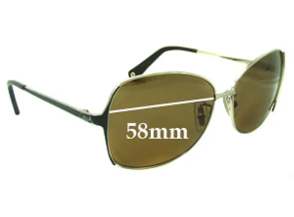 Sunglass Fix Lentes de Repuesto para Coach S1002 - 58mm Wide Sunglass Fix Lentes de Repuesto para Coach S1002 - 58mm Wide