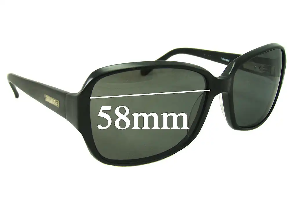 Sunglass Fix Lentes de Repuesto para Bill Bass Jessie - 58mm Wide Sunglass Fix Lentes de Repuesto para Bill Bass Jessie - 58mm Wide