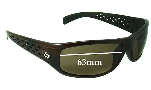 Sunglass Fix Lentes de Repuesto para Bolle Satellite Fusion - 63mm Wide Sunglass Fix Lentes de Repuesto para Bolle Satellite Fusion - 63mm Wide