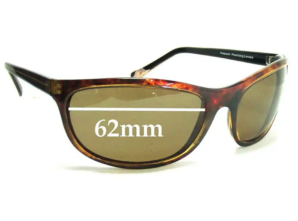 Sunglass Fix Lentes de Repuesto para Cancer Council 9615 - 62mm Wide Sunglass Fix Lentes de Repuesto para Cancer Council 9615 - 62mm Wide