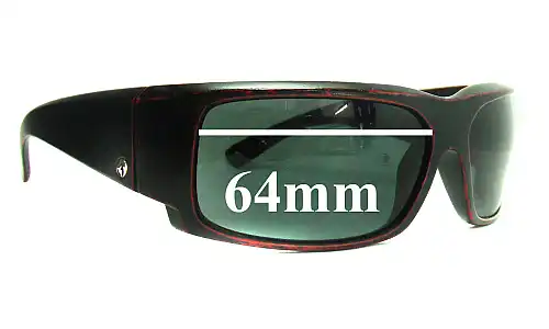 Sunglass Fix Lentes de Repuesto para Electric Hoy Inc - 64mm Wide Electric Hoy Inc Lentes de Repuesto 64mm wide