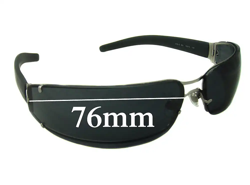 Sunglass Fix Lentes de Repuesto para Emporio Armani EA206/S - 76mm Wide Sunglass Fix Lentes de Repuesto para Emporio Armani EA206/S - 76mm Wide