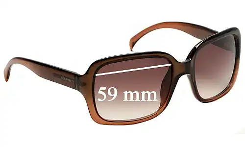 Sunglass Fix Lentes de Repuesto para Giorgio Armani GA 34/S - 59mm Wide Sunglass Fix Lentes de Repuesto para Giorgio Armani GA 34/S - 59mm Wide