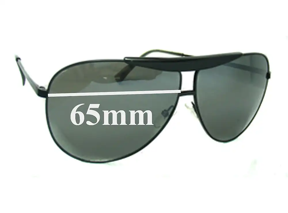 Sunglass Fix Lentes de Repuesto para Giorgio Armani GA 487/S - 65mm Wide Sunglass Fix Lentes de Repuesto para Giorgio Armani GA 487/S - 65mm Wide