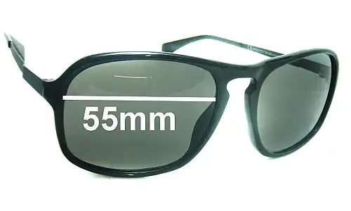 Sunglass Fix Lentes de Repuesto para Giorgio Armani GA 668/S - 55mm Wide Sunglass Fix Lentes de Repuesto para Giorgio Armani GA 668/S - 55mm Wide