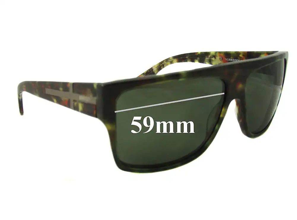 Sunglass Fix Lentes de Repuesto para Morrissey Hey Zeus - 59mm Wide Sunglass Fix Lentes de Repuesto para Morrissey Hey Zeus - 59mm Wide