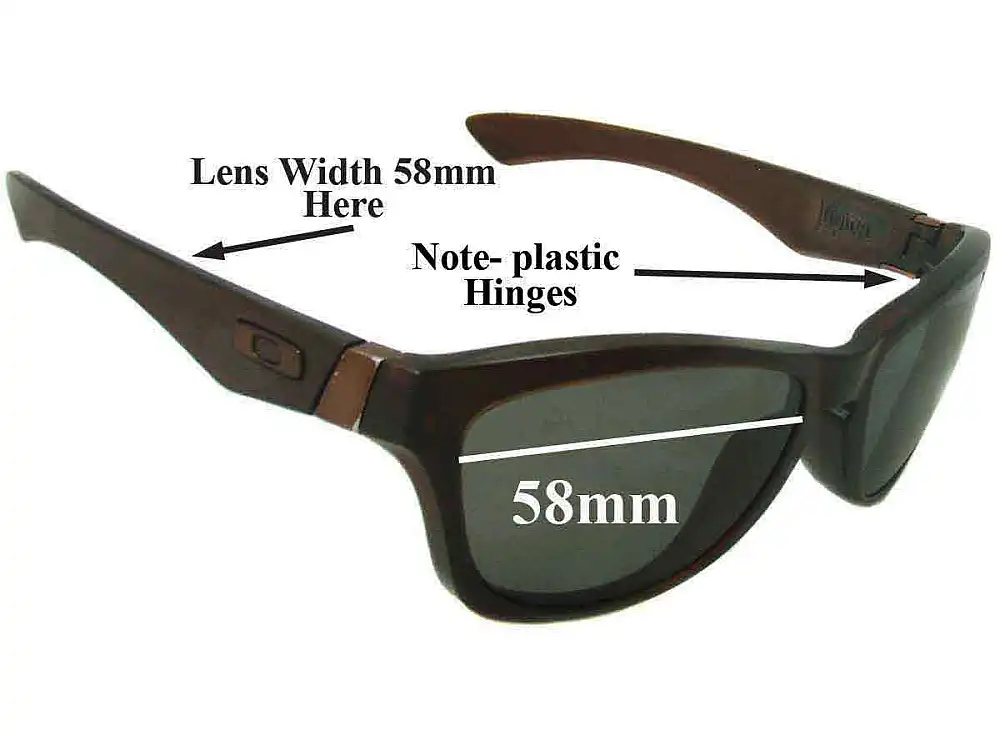 Sunglass Fix Lentes de Repuesto para Oakley Jupiter - 58mm Wide Sunglass Fix Lentes de Repuesto para Oakley Jupiter - 58mm Wide