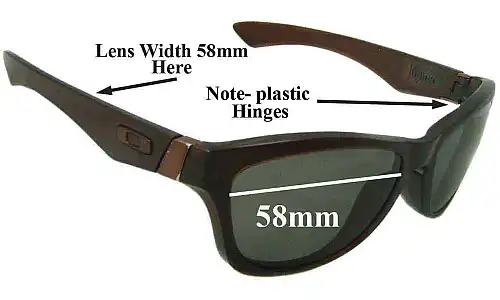 Sunglass Fix Lentes de Repuesto para Oakley Jupiter - 58mm Wide Oakley Jupiter Lentes de Repuesto 58mm wide
